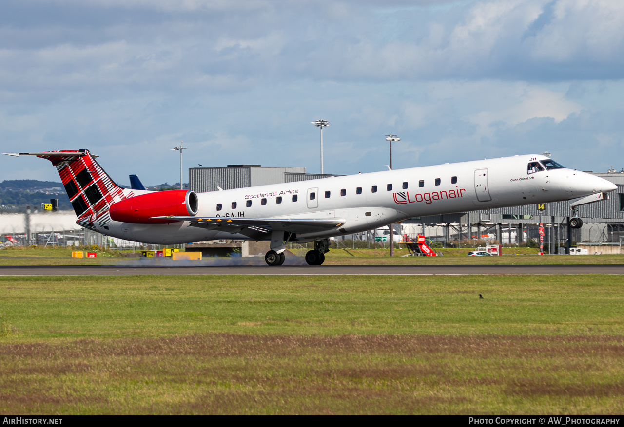 Aircraft Photo of G-SAJH | Embraer ERJ-145EU (EMB-145EU) | Loganair | AirHistory.net #874409