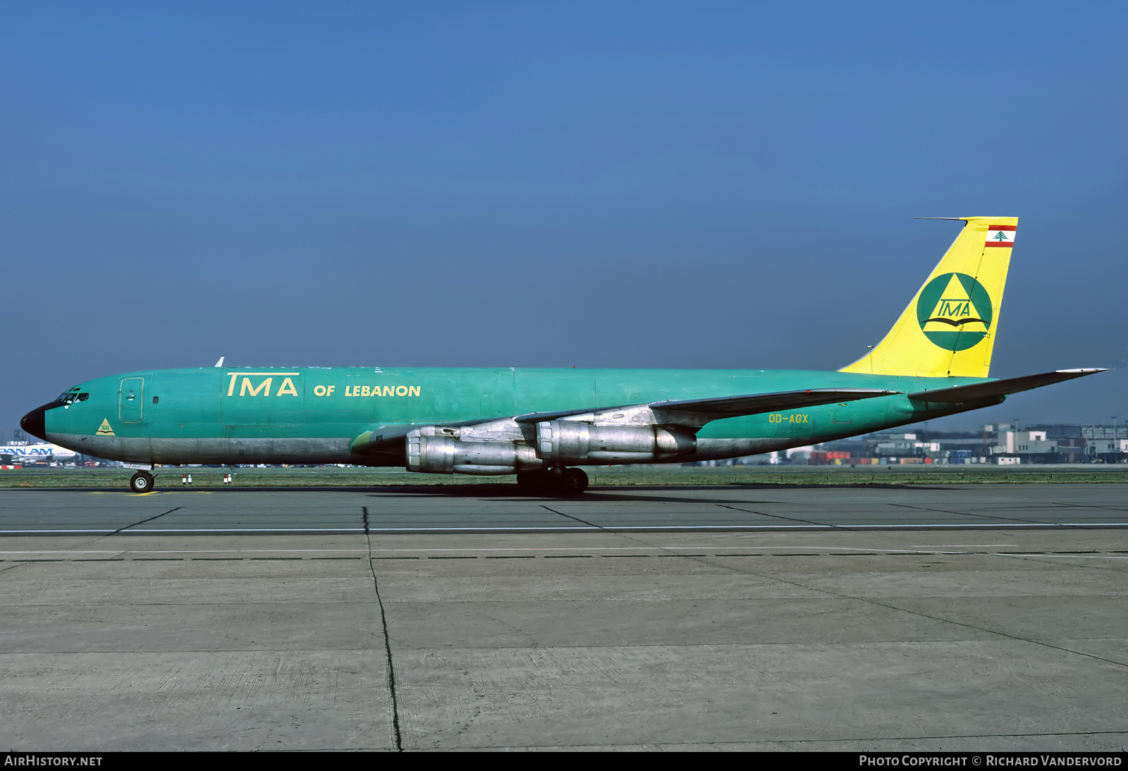 Aircraft Photo of OD-AGX | Boeing 707-327C | TMA of Lebanon - Trans Mediterranean Airways | AirHistory.net #874418