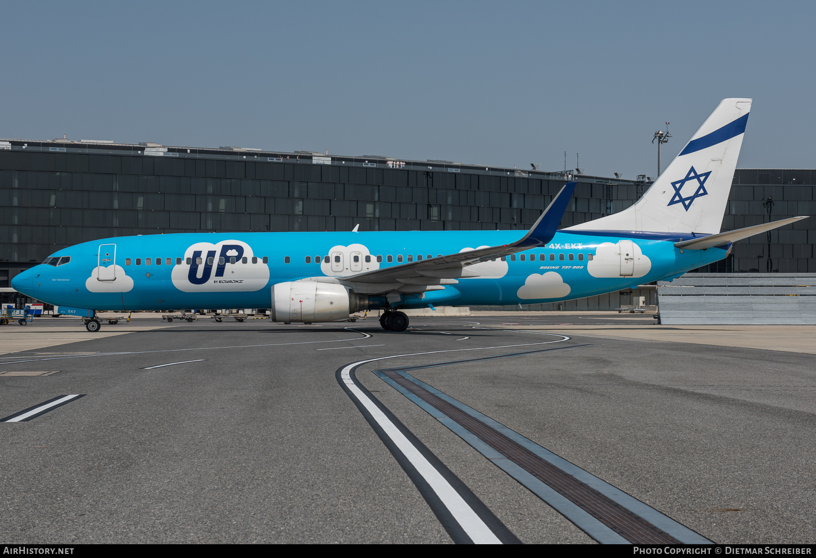 Aircraft Photo of 4X-EKT | Boeing 737-8BK | Up - by El Al | AirHistory.net #874426
