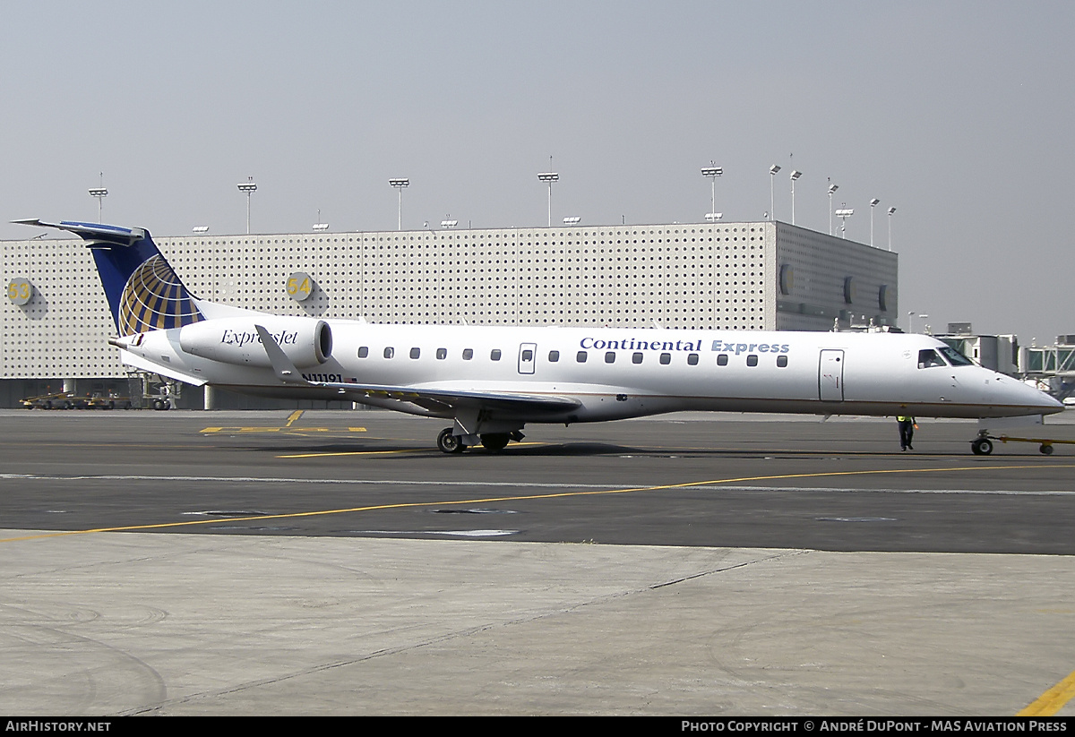 Aircraft Photo of N11191 | Embraer ERJ-145XR (EMB-145XR) | Continental Express | AirHistory.net #874503