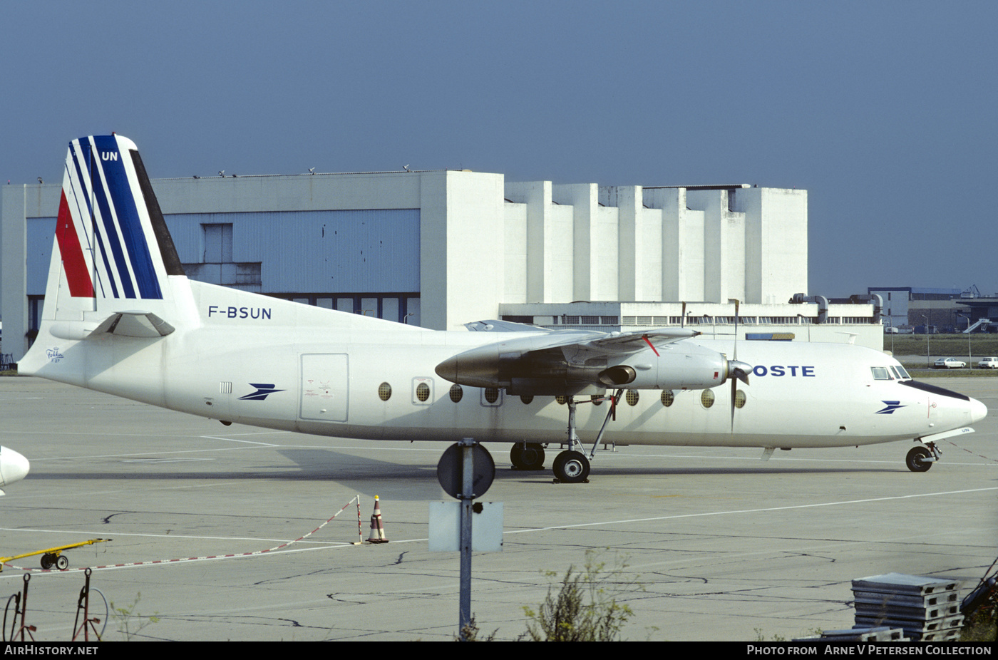 Aircraft Photo of F-BSUN | Fokker F27-500 Friendship | La Poste | AirHistory.net #874528