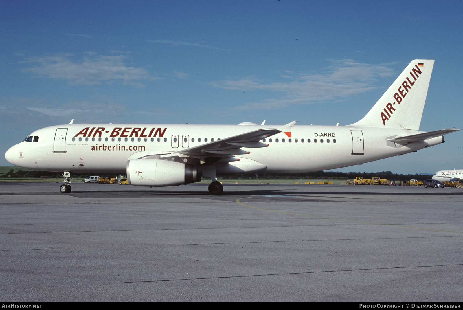 Aircraft Photo of D-ANND | Airbus A320-232 | Air Berlin | AirHistory.net #874540