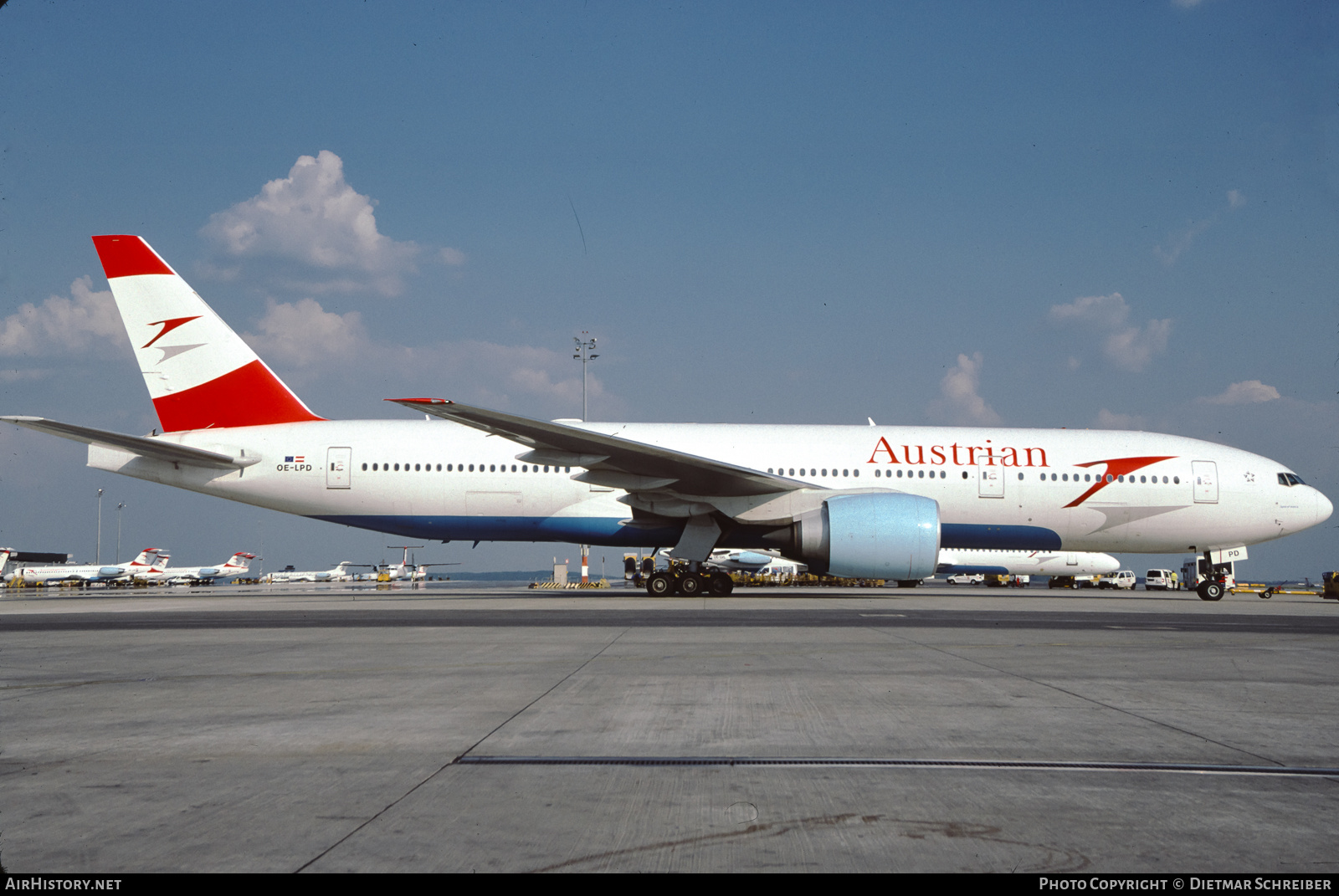 Aircraft Photo of OE-LPD | Boeing 777-2Z9/ER | Austrian Airlines | AirHistory.net #874541