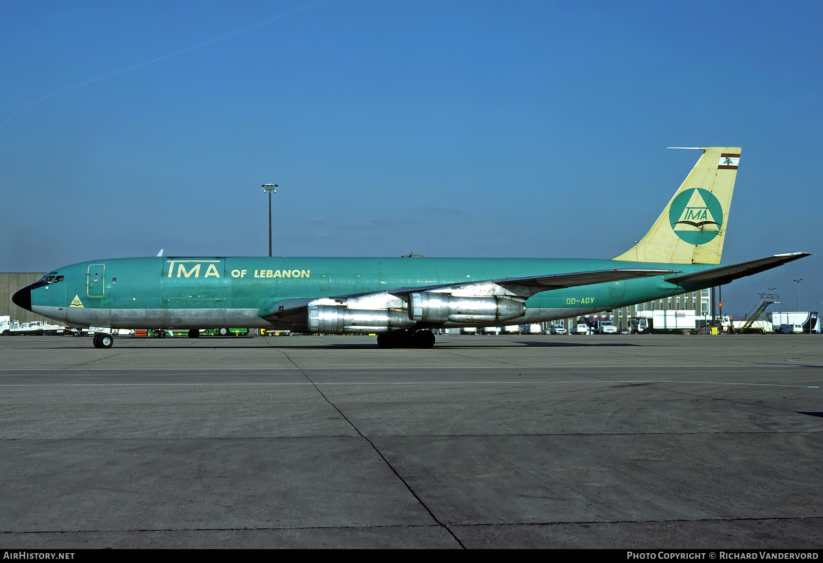 Aircraft Photo of OD-AGY | Boeing 707-327C | TMA of Lebanon - Trans Mediterranean Airways | AirHistory.net #874554