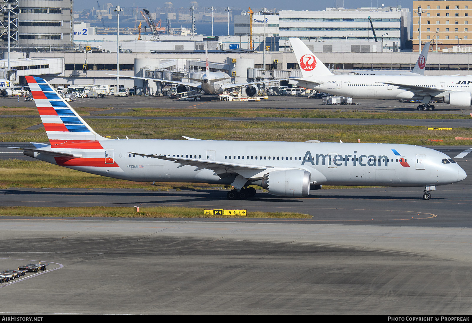 Aircraft Photo of N822AN | Boeing 787-9 Dreamliner | American Airlines | AirHistory.net #874566