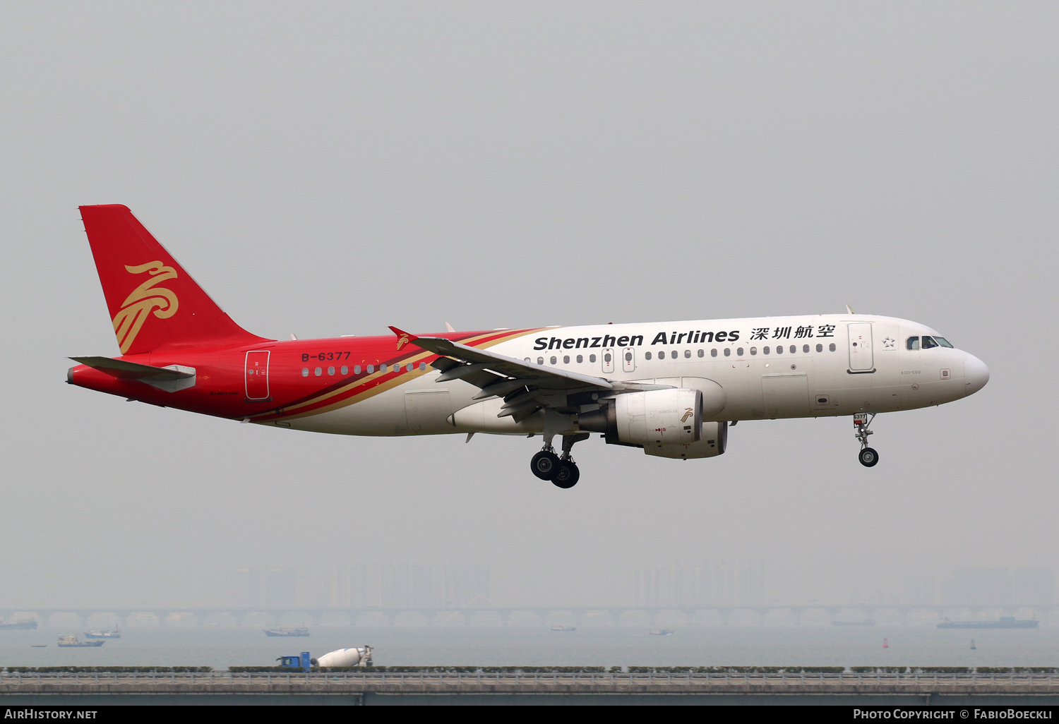 Aircraft Photo of B-6370 | Airbus A320-232 | Shenzhen Airlines | AirHistory.net #874570