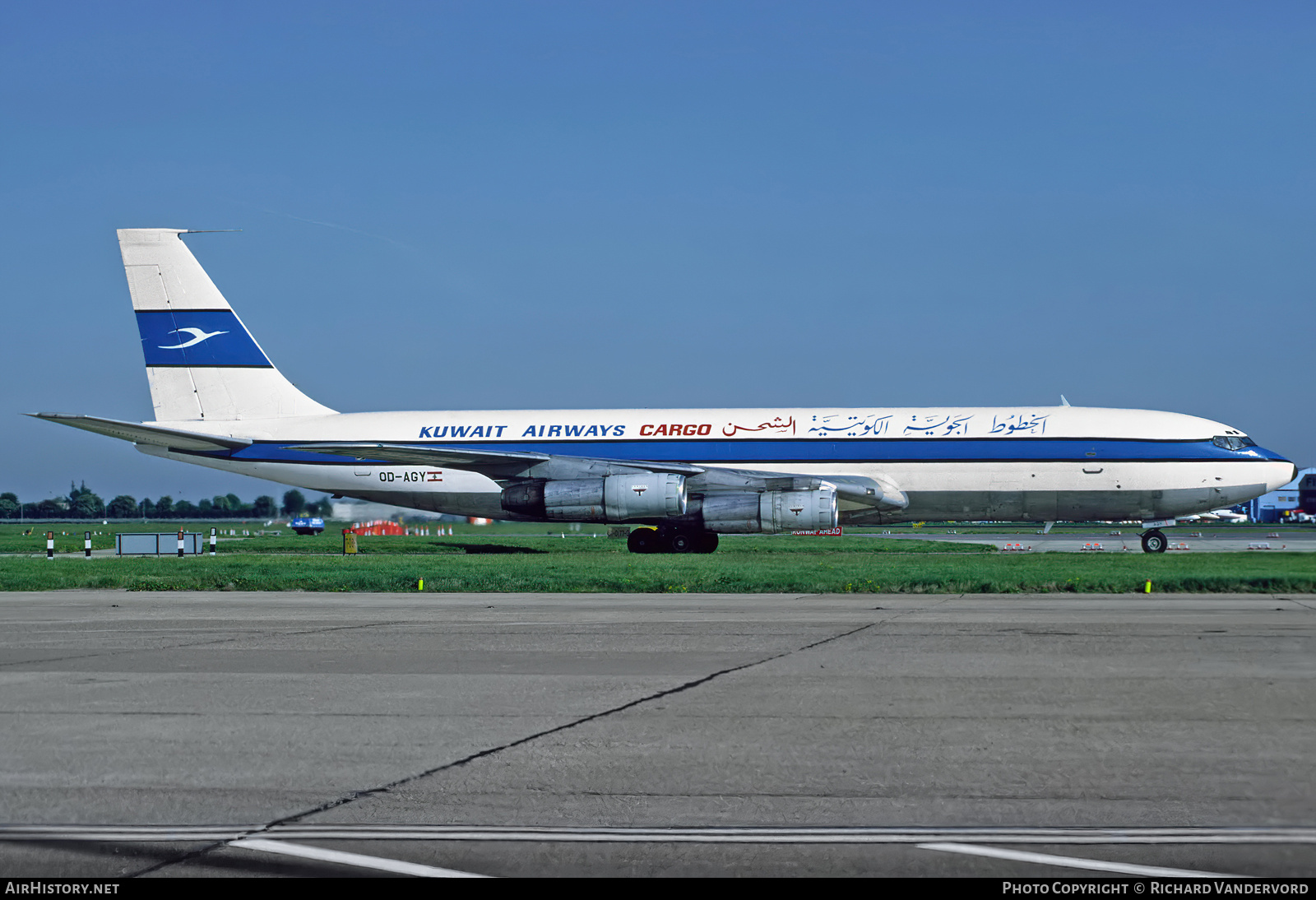 Aircraft Photo of OD-AGY | Boeing 707-327C | Kuwait Airways Cargo | AirHistory.net #874580