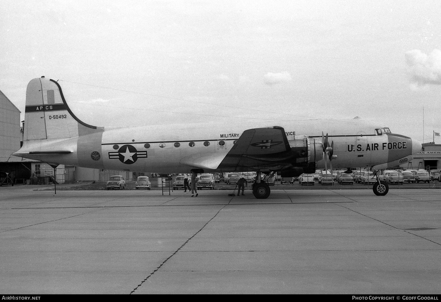 Aircraft Photo of 45-492 / 0-50492 | Douglas C-54G Skymaster | USA - Air Force | AirHistory.net #874585