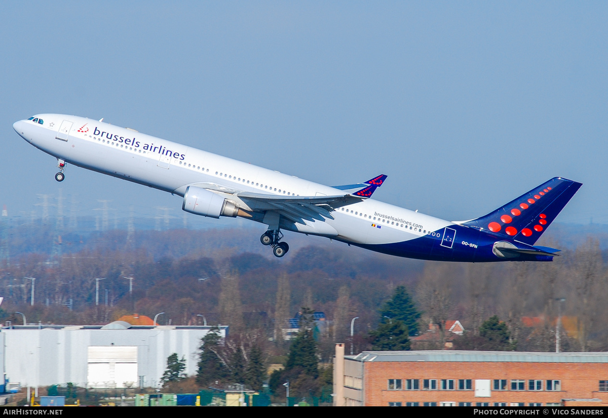 Aircraft Photo of OO-SFN | Airbus A330-301 | Brussels Airlines | AirHistory.net #874703