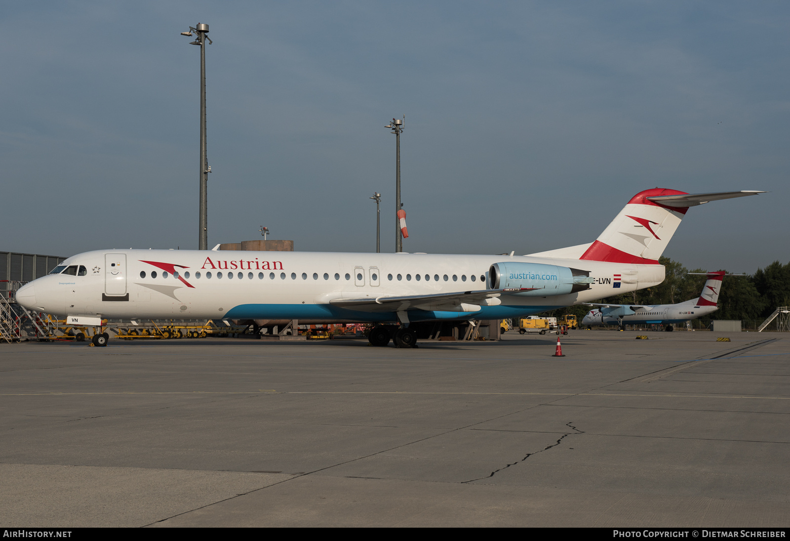 Aircraft Photo of OE-LVN | Fokker 100 (F28-0100) | Austrian Airlines | AirHistory.net #874715