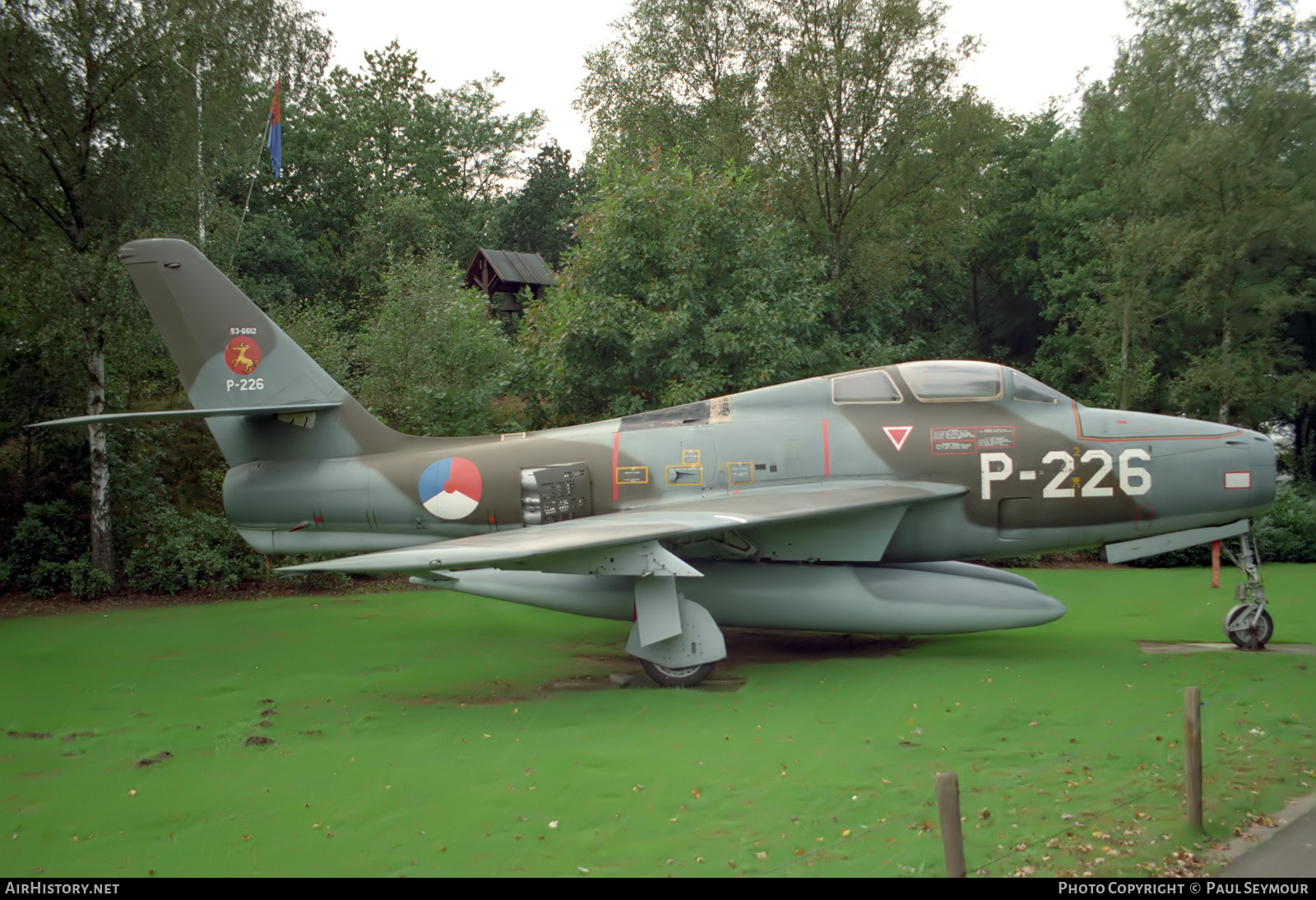 Aircraft Photo of P-226 / 53-6612 | Republic F-84F Thunderstreak | Netherlands - Air Force | AirHistory.net #874755