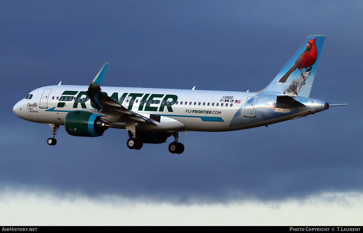 Aircraft Photo of F-WWIB | Airbus A320-271N | Frontier Airlines | AirHistory.net #874765