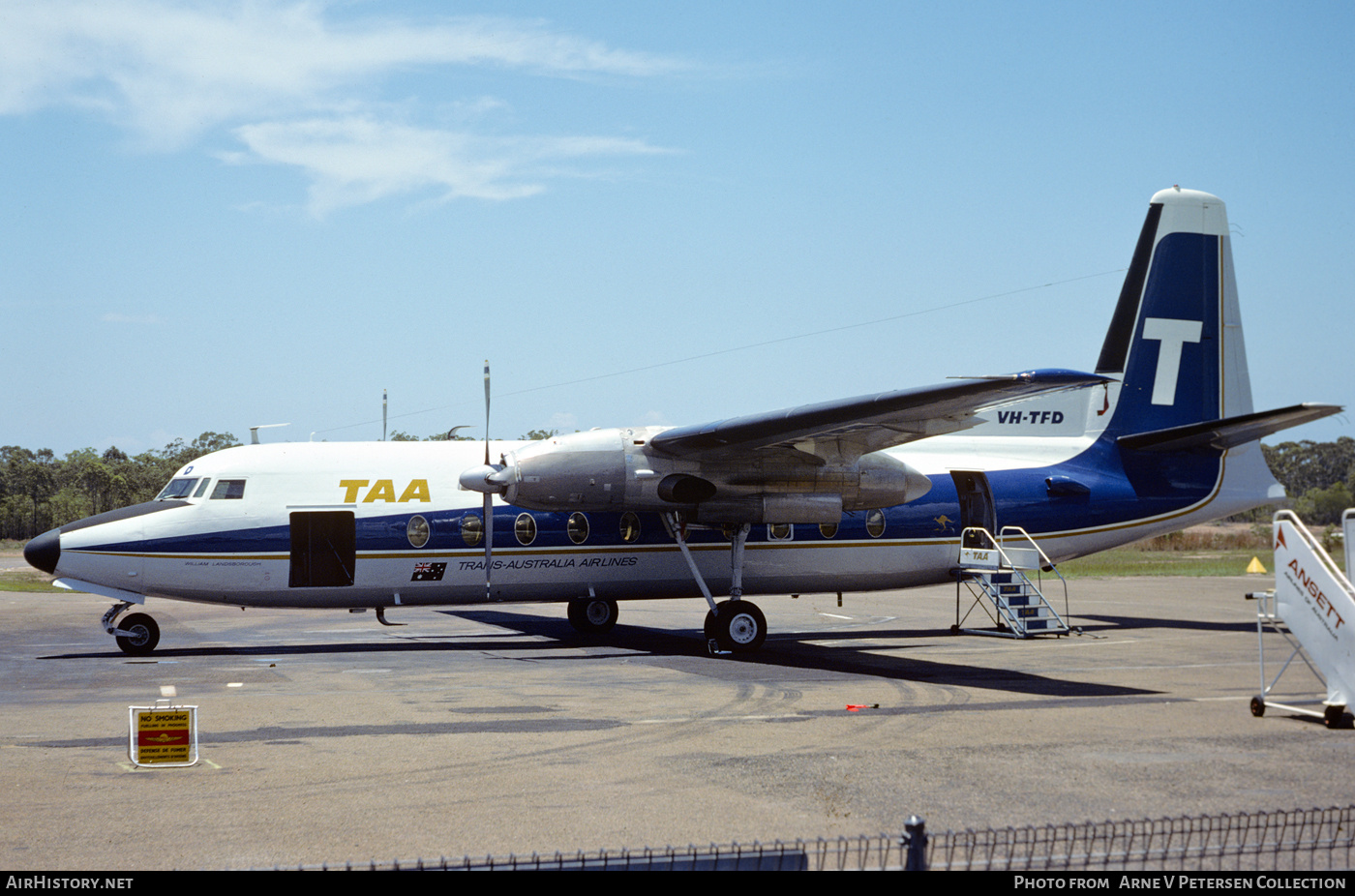 Aircraft Photo of VH-TFD | Fokker F27-100 Friendship | Trans-Australia Airlines - TAA | AirHistory.net #874792