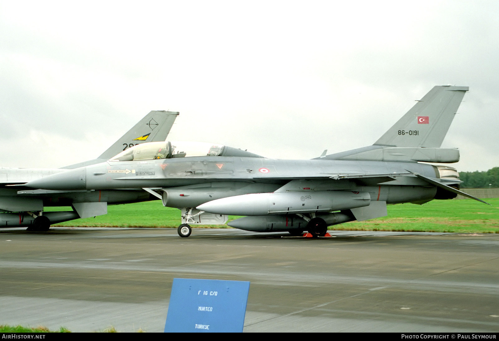 Aircraft Photo of 86-0191 | General Dynamics F-16D Fighting Falcon | Turkey - Air Force | AirHistory.net #874799