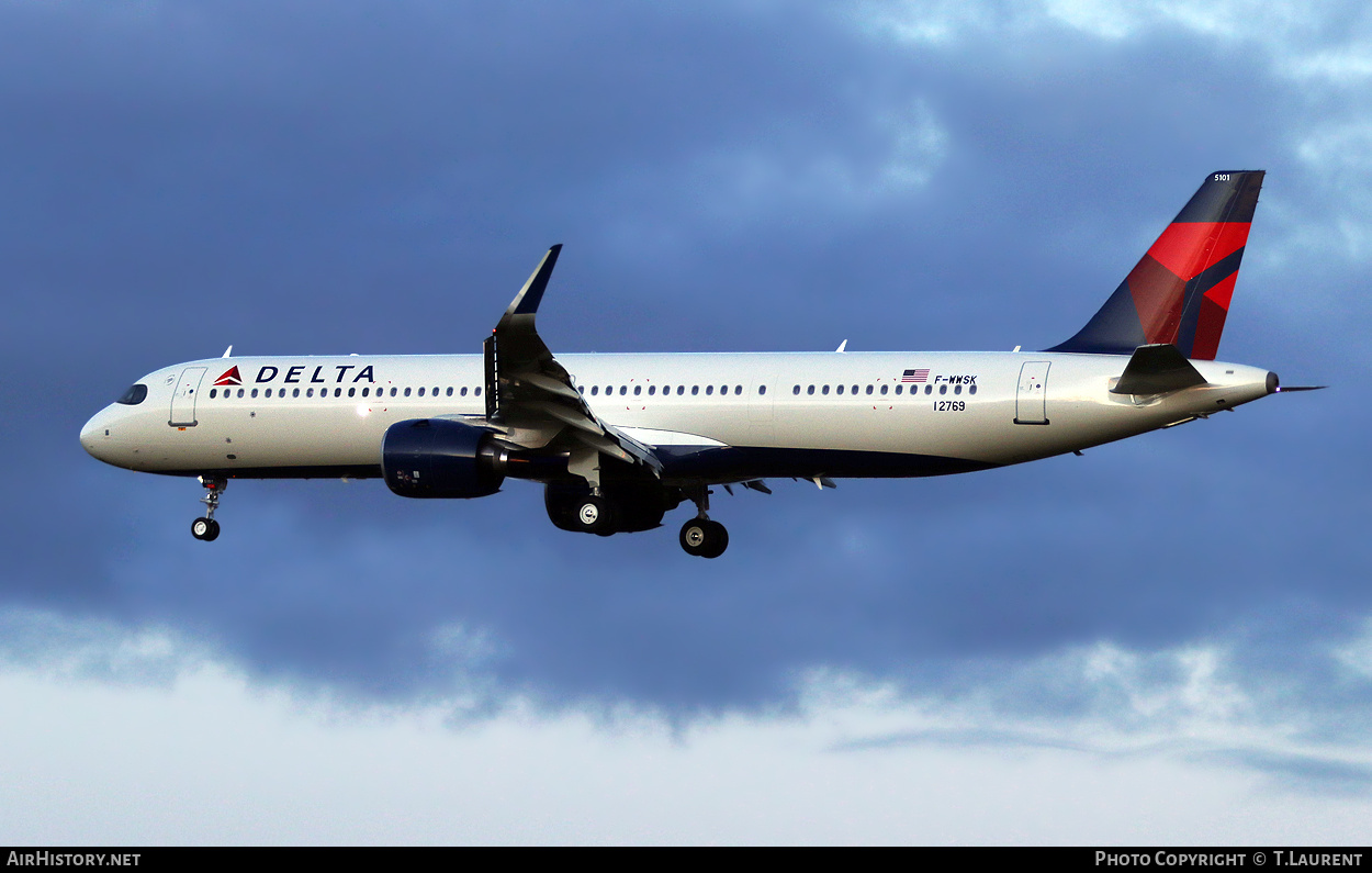 Aircraft Photo of F-WWSK | Airbus A321-271NX | Delta Air Lines | AirHistory.net #874808