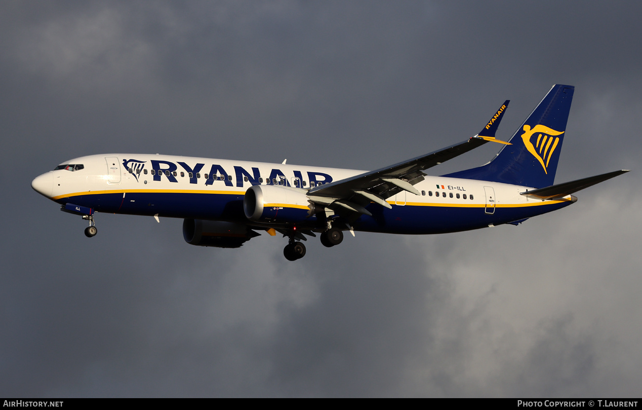 Aircraft Photo of EI-ILL | Boeing 737-8200 Max 200 | Ryanair | AirHistory.net #874816