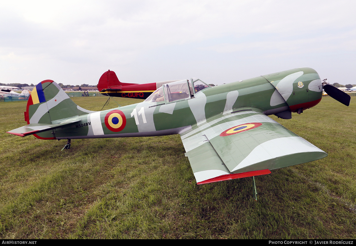 Aircraft Photo of N504BV / 11 | Yakovlev Yak-50 | Romania - Air Force | AirHistory.net #874841