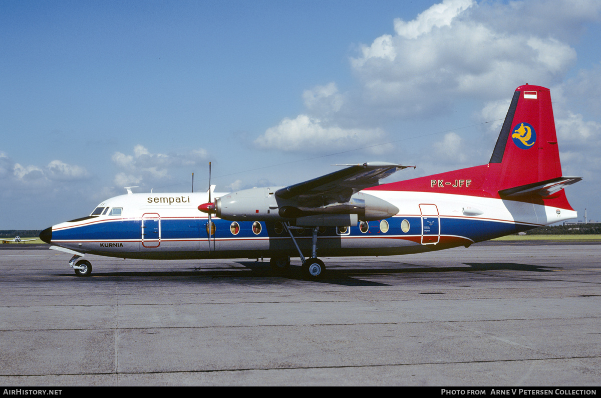 Aircraft Photo of PK-JFF | Fokker F27-600 Friendship | Sempati Air | AirHistory.net #874847