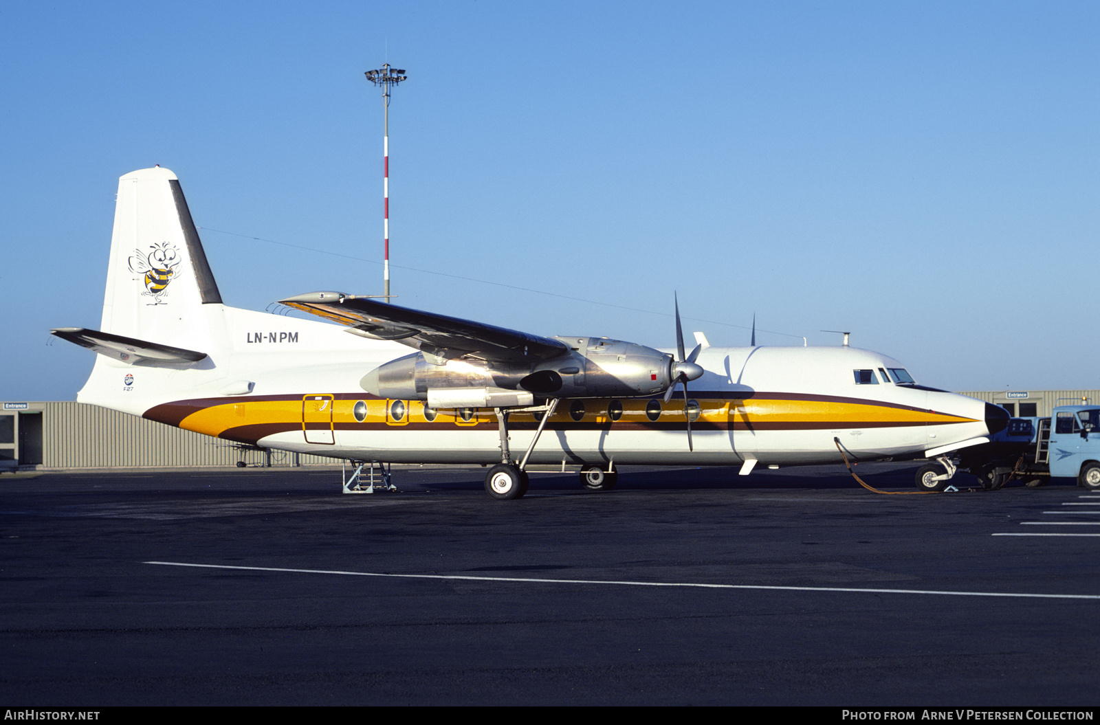 Aircraft Photo of LN-NPM | Fokker F27-100 Friendship | Busy Bee of Norway | AirHistory.net #874849