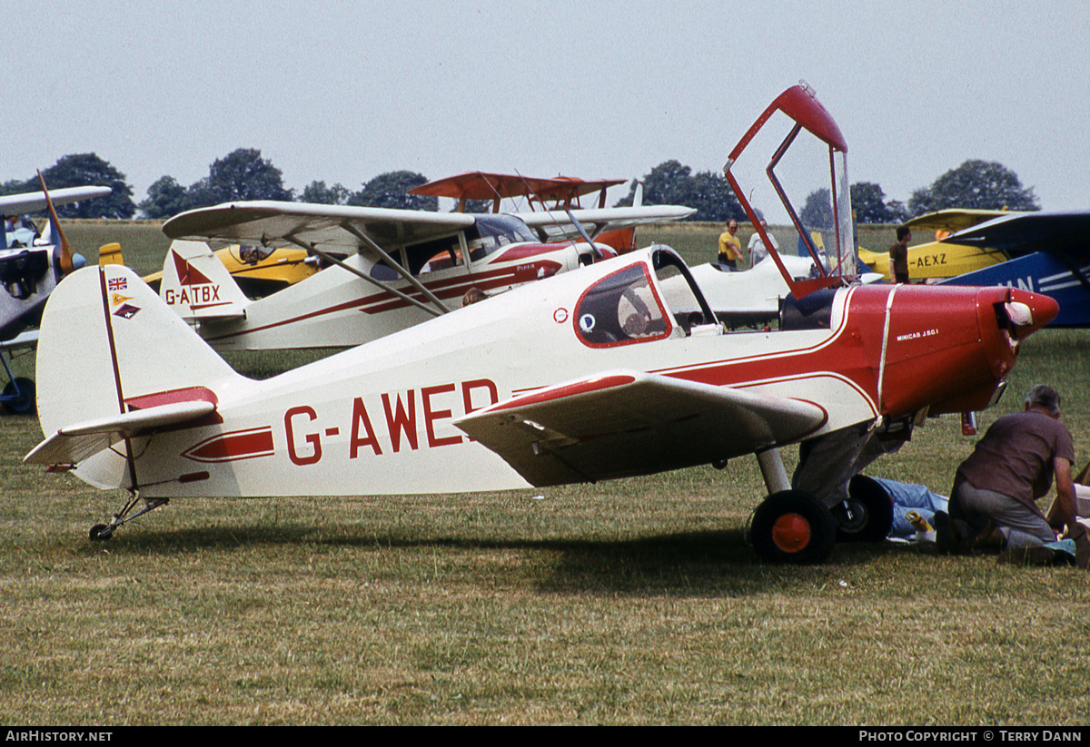 Aircraft Photo of G-AWEP | CAB GY-201 Minicab/JB-01 | AirHistory.net #874855