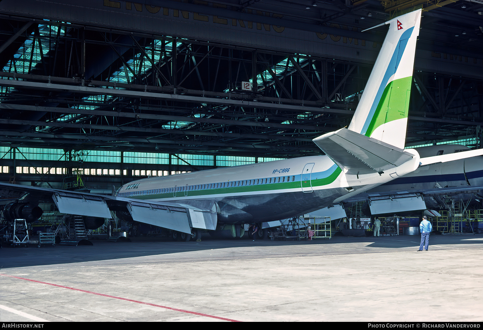 Aircraft Photo of RP-C1886 | Boeing 707-351C | Nepal Airlines | AirHistory.net #874865
