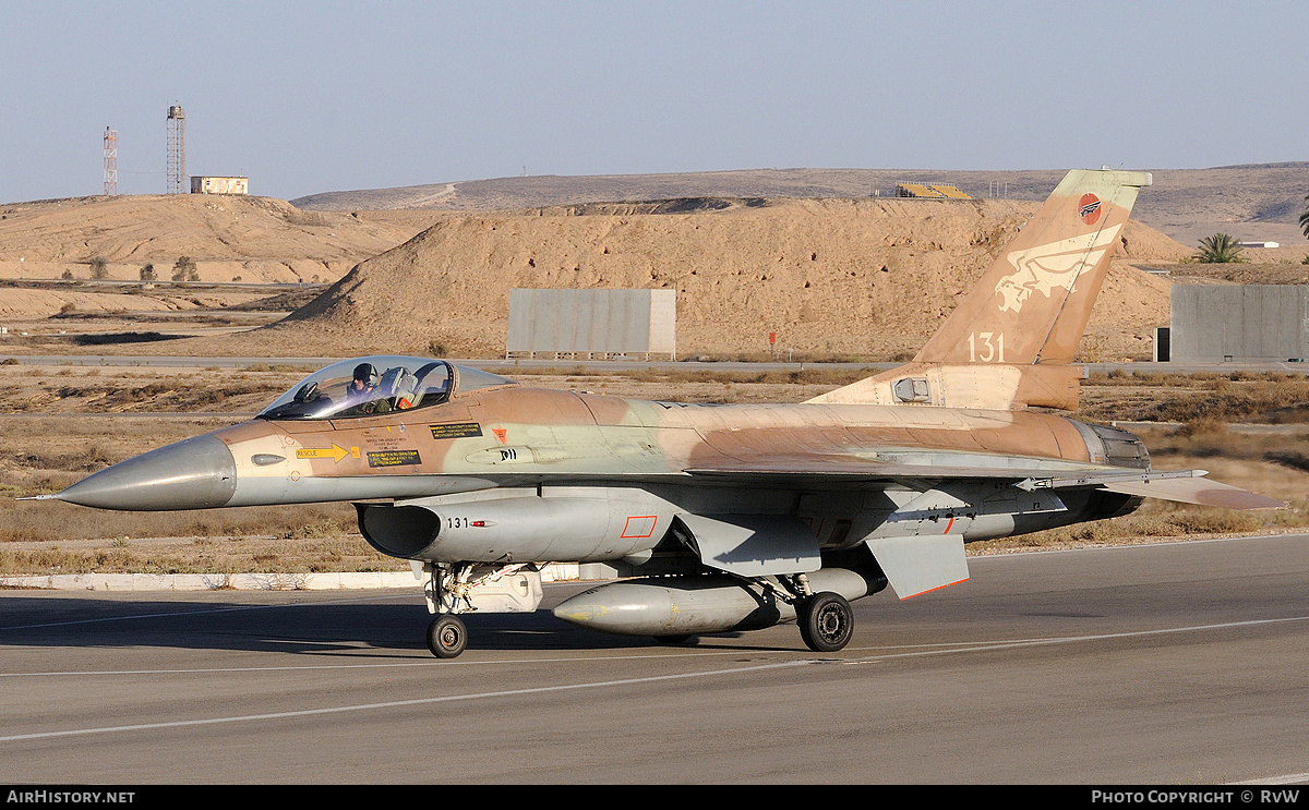 Aircraft Photo of 131 | General Dynamics F-16A Netz | Israel - Air Force | AirHistory.net #874870