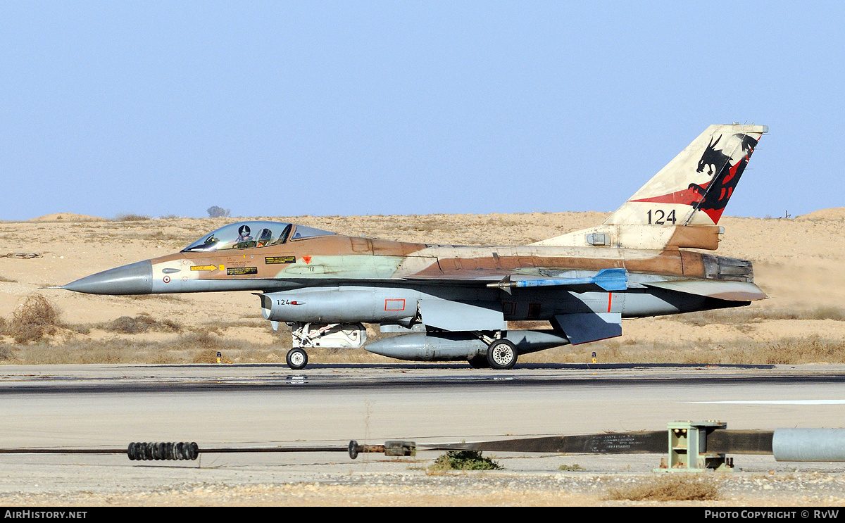 Aircraft Photo of 124 | General Dynamics F-16A Netz | Israel - Air Force | AirHistory.net #874879