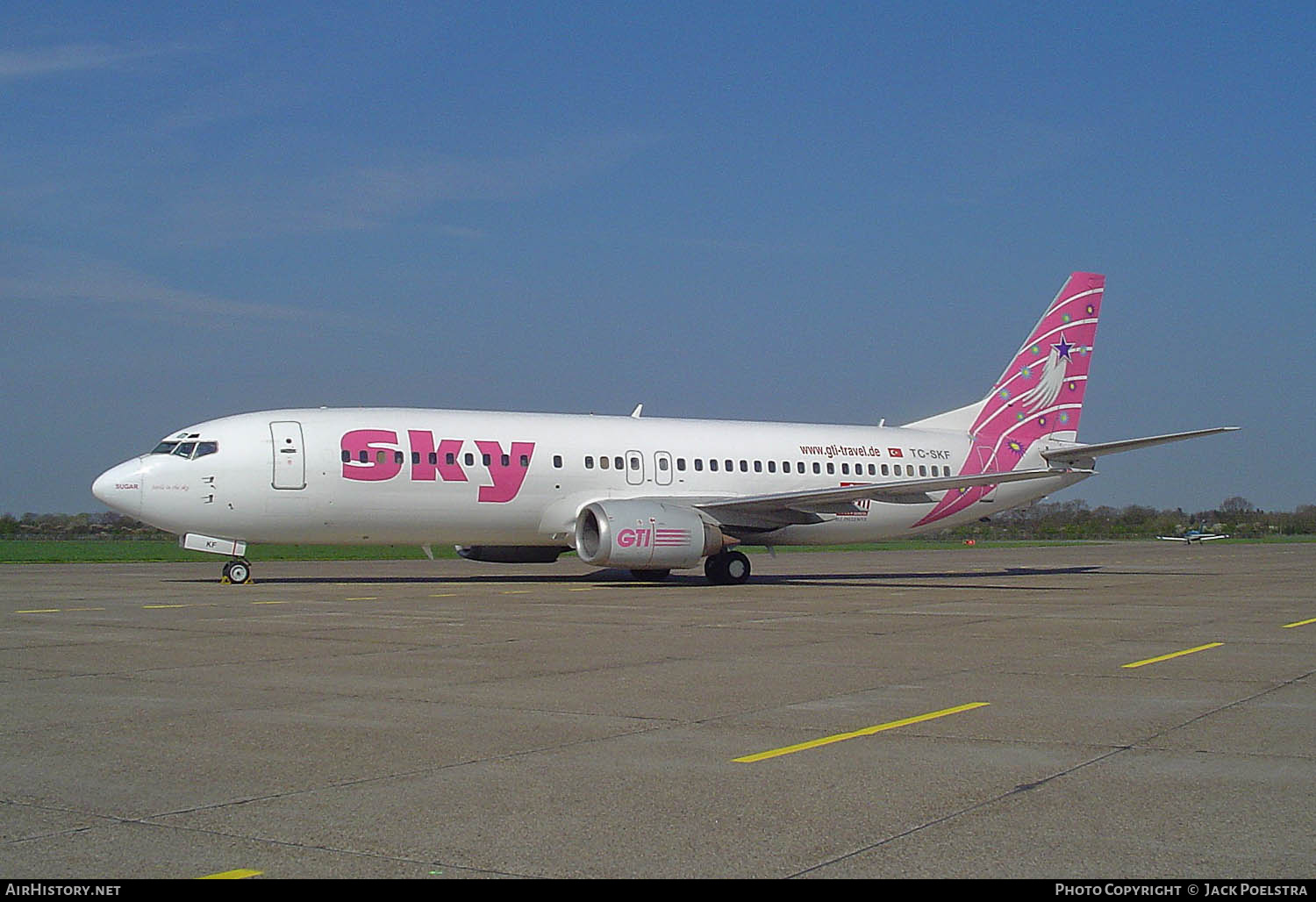 Aircraft Photo of TC-SKF | Boeing 737-4Q8 | Sky Airlines | AirHistory.net #874885