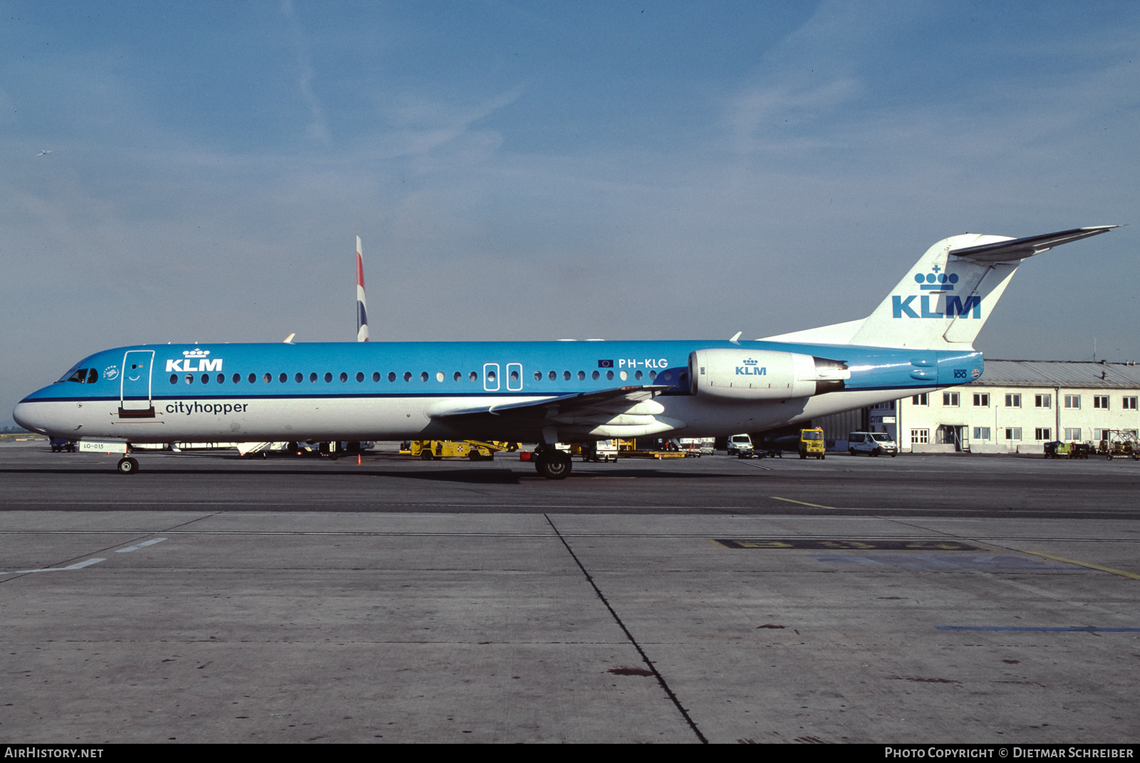 Aircraft Photo of PH-KLG | Fokker 100 (F28-0100) | KLM Cityhopper | AirHistory.net #874904