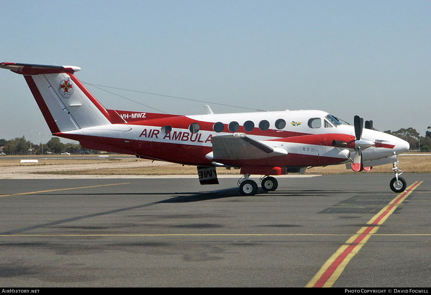 Aircraft Photo of VH-MWZ | Beech B200 Super King Air | Royal Flying Doctor Service - RFDS | AirHistory.net #874916