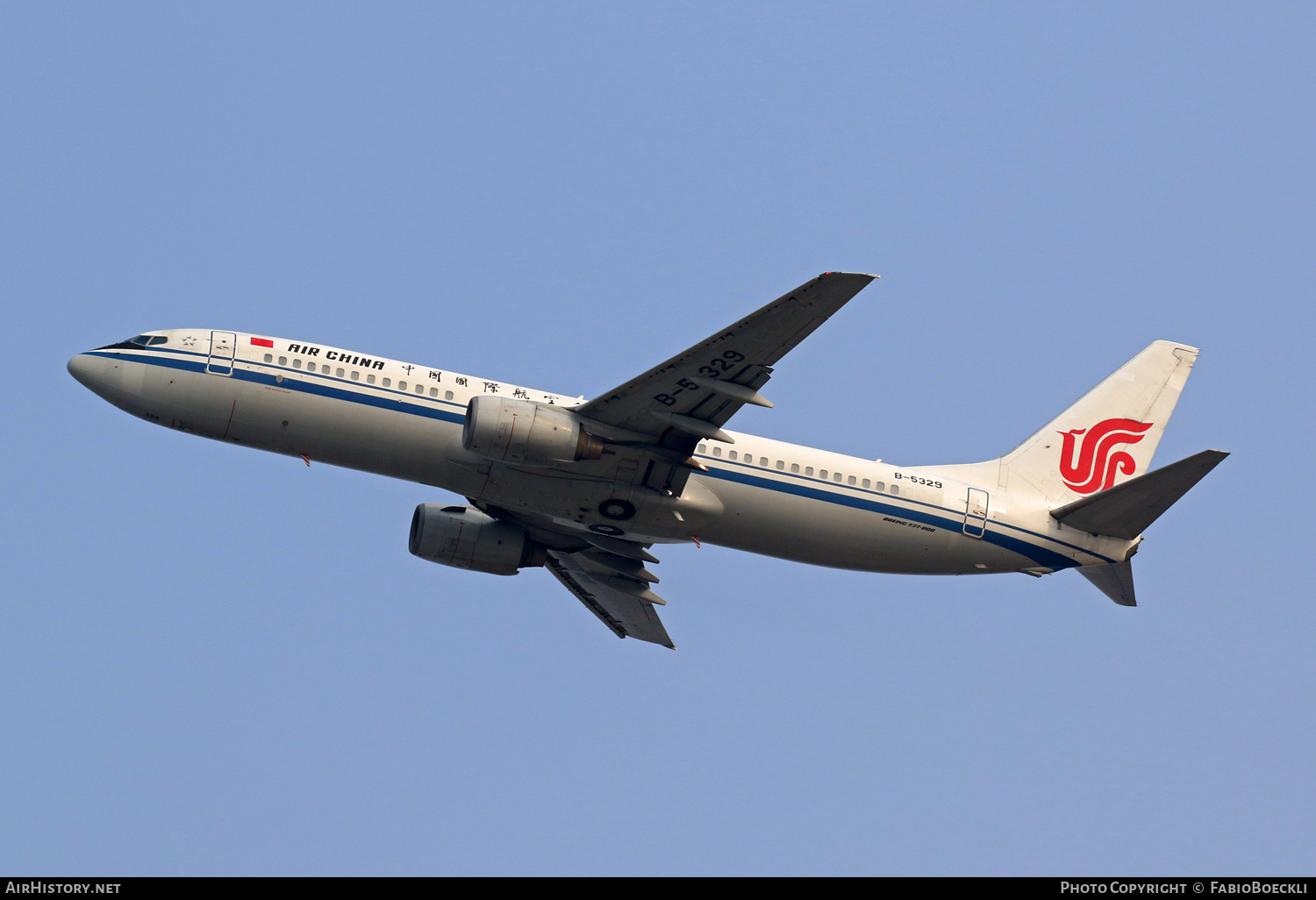 Aircraft Photo of B-5329 | Boeing 737-86N | Air China | AirHistory.net #874941