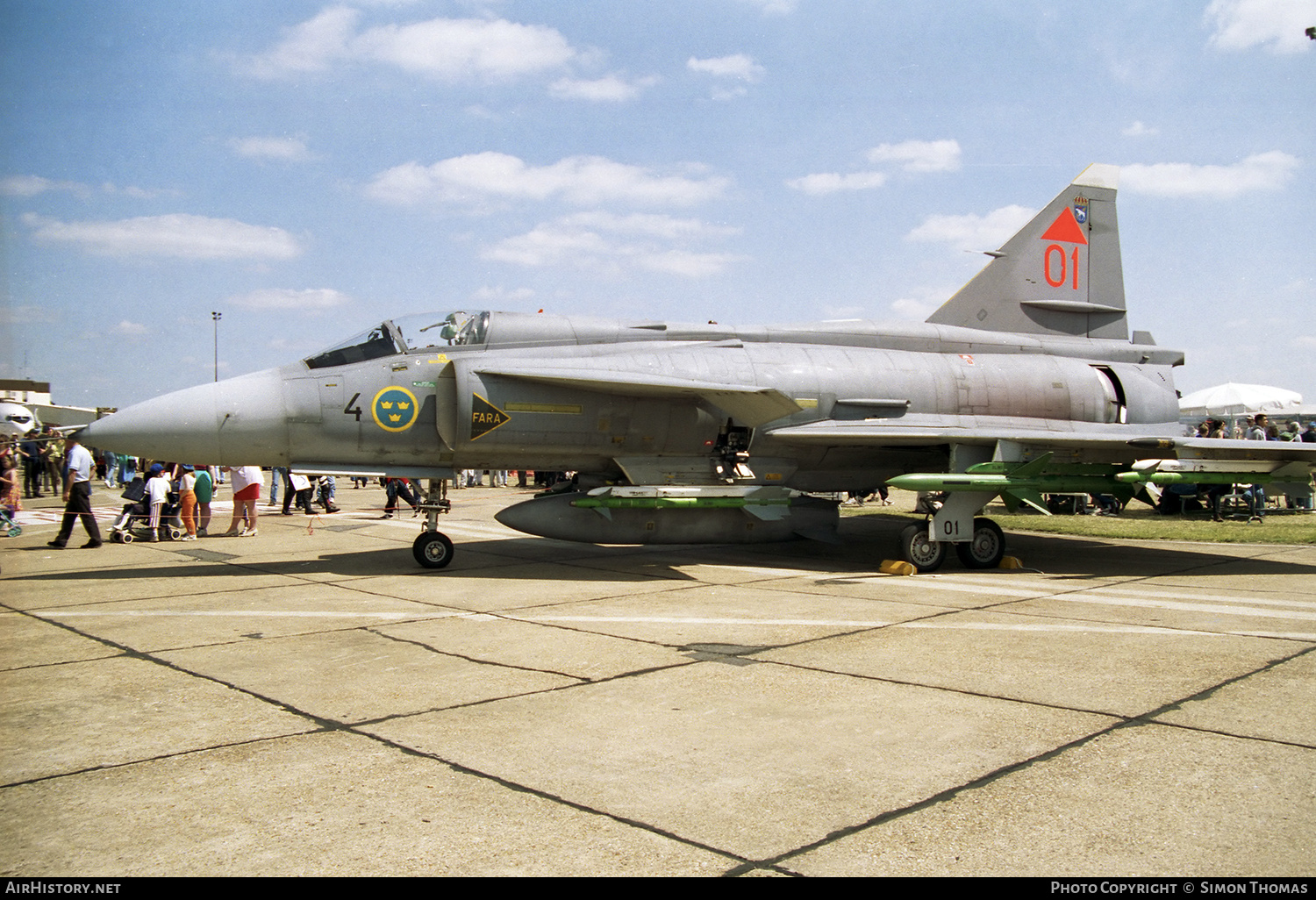 Aircraft Photo of 37439 | Saab JA37C Viggen | Sweden - Air Force | AirHistory.net #874947