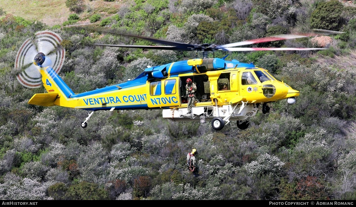 Aircraft Photo of N70VC | Sikorsky HH-60L Firehawk | VCFD - Ventura County Fire Department | AirHistory.net #874955