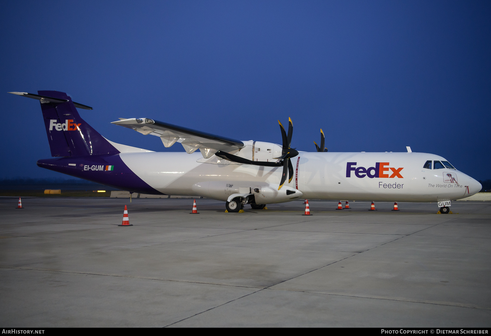 Aircraft Photo of EI-GUM | ATR ATR-72-600F (ATR-72-212A) | FedEx Feeder | AirHistory.net #874992