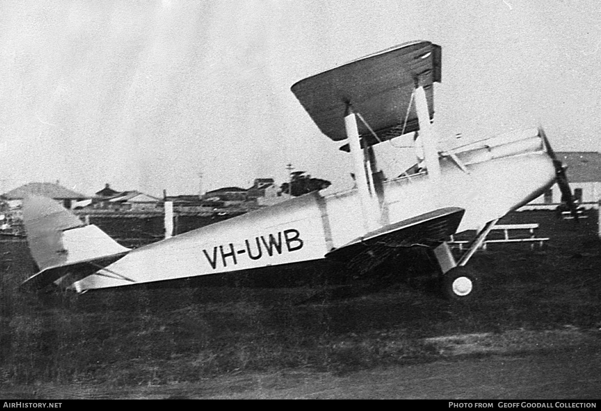 Aircraft Photo of VH-UWB | De Havilland D.H. 60G Gipsy Moth | AirHistory.net #875041