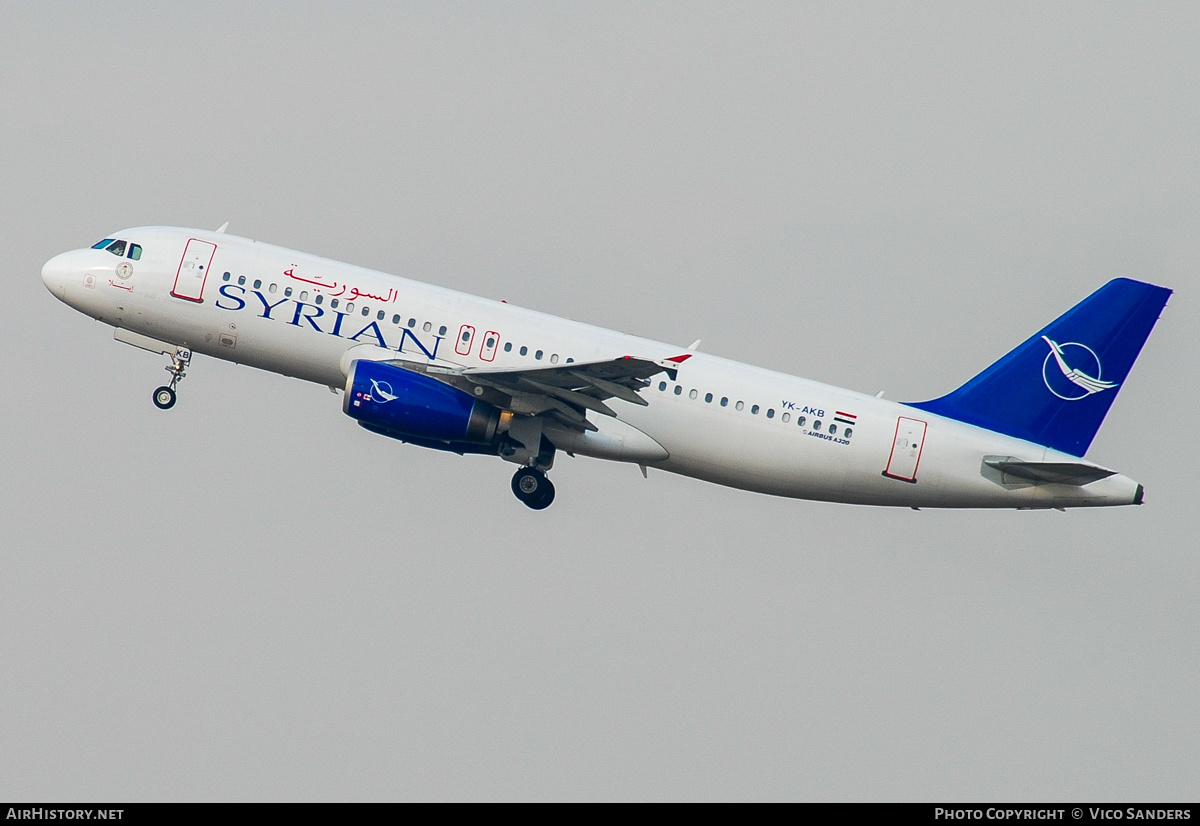 Aircraft Photo of YK-AKB | Airbus A320-232 | Syrian Air | AirHistory.net #875044