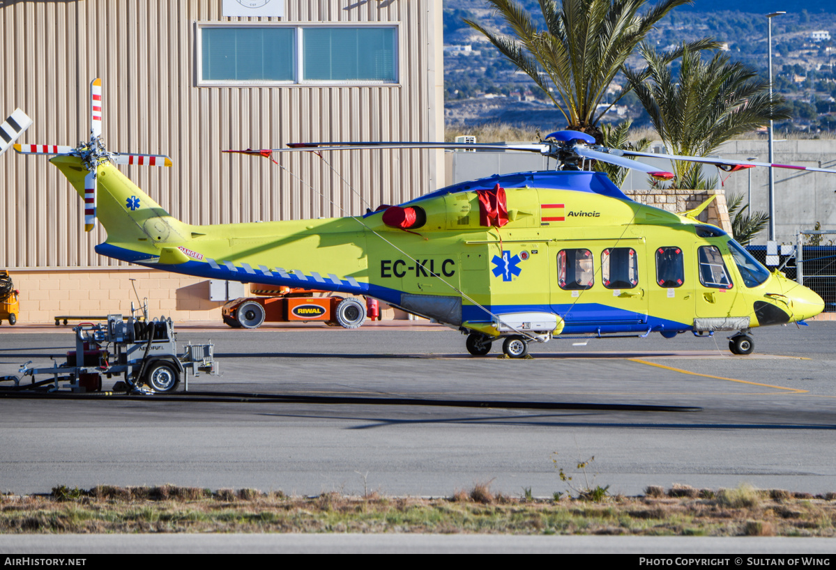 Aircraft Photo of EC-KLC | AgustaWestland AW-139 | Avincis | AirHistory.net #875052