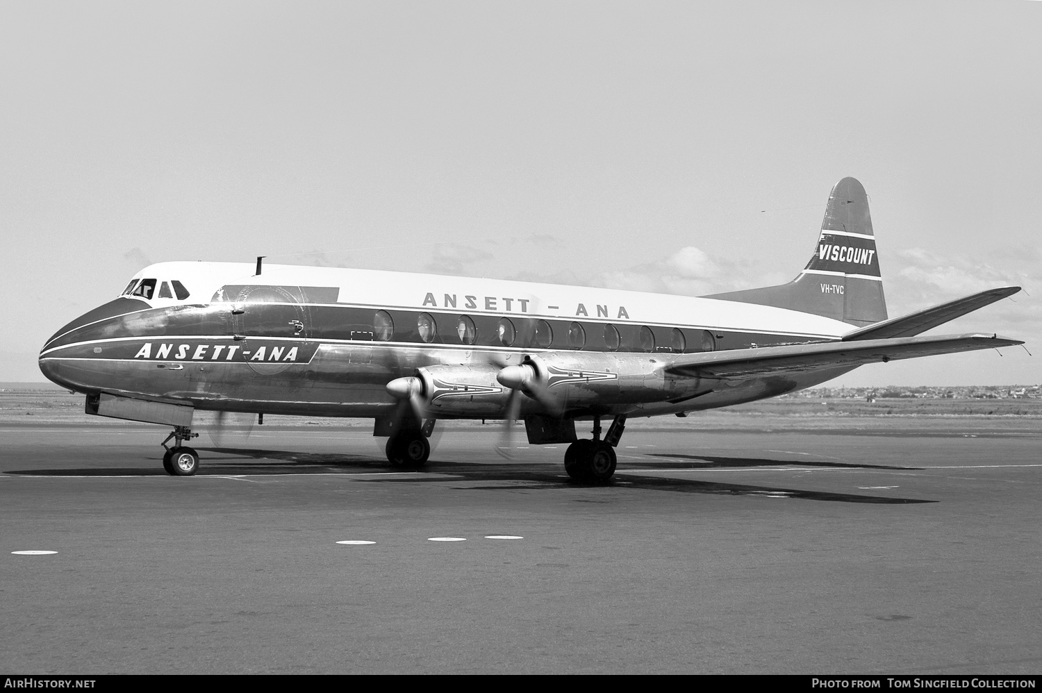 Aircraft Photo of VH-TVC | Vickers 720 Viscount | Ansett - ANA | AirHistory.net #875057