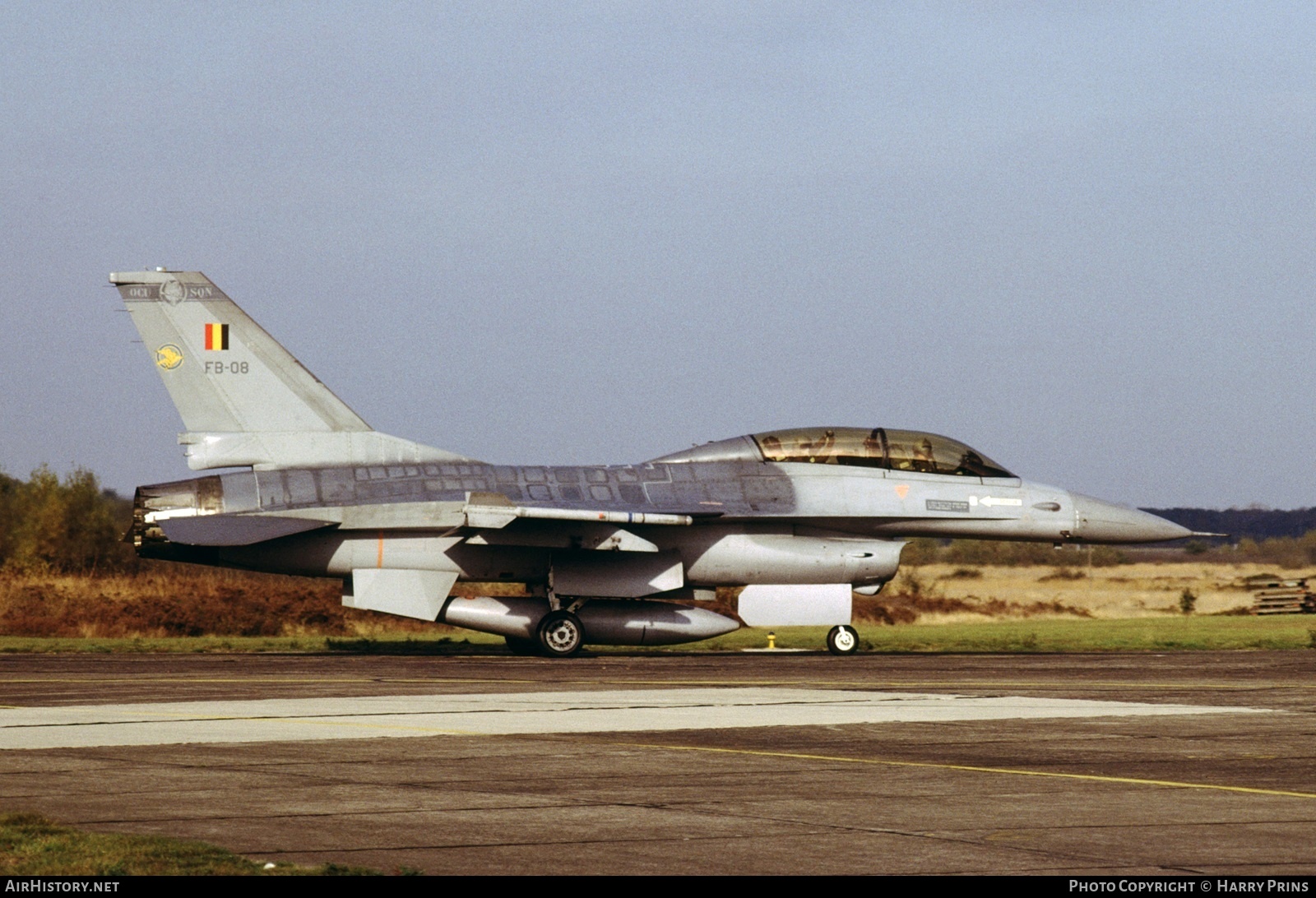 Aircraft Photo of FB08 | General Dynamics F-16B Fighting Falcon | Belgium - Air Force | AirHistory.net #875083