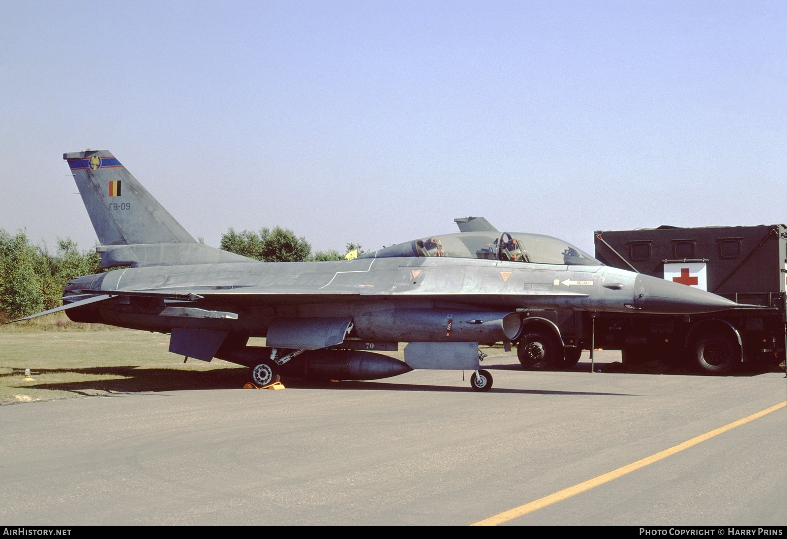 Aircraft Photo of FB-09 | General Dynamics F-16B Fighting Falcon | Belgium - Air Force | AirHistory.net #875086
