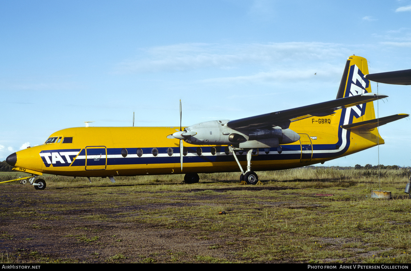 Aircraft Photo of F-GBRQ | Fairchild Hiller FH-227B | TAT - Touraine Air Transport | AirHistory.net #875101