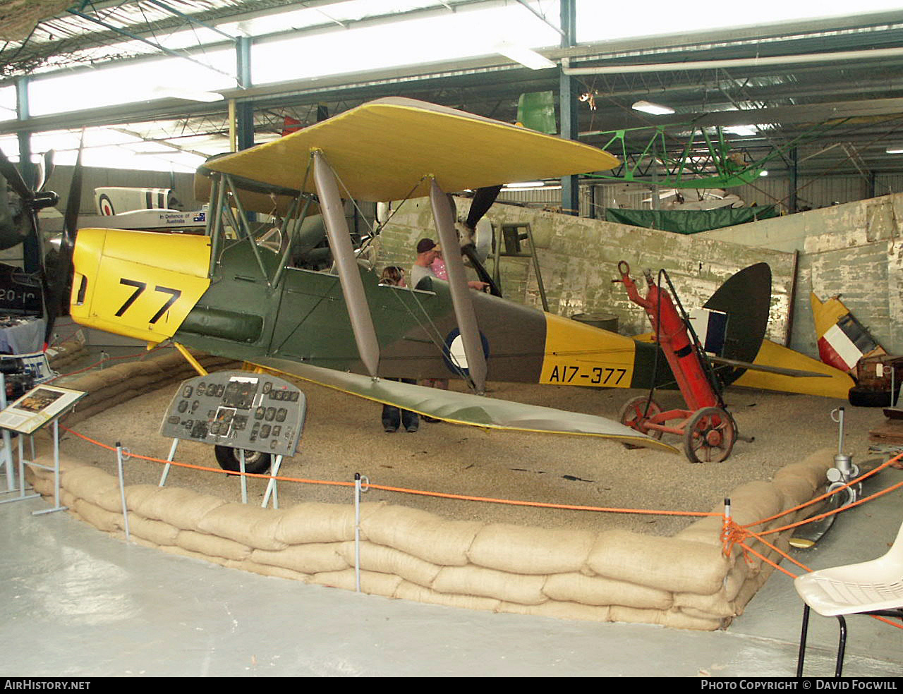 Aircraft Photo of A17-377 | De Havilland D.H. 82A Tiger Moth | Australia - Air Force | AirHistory.net #875114