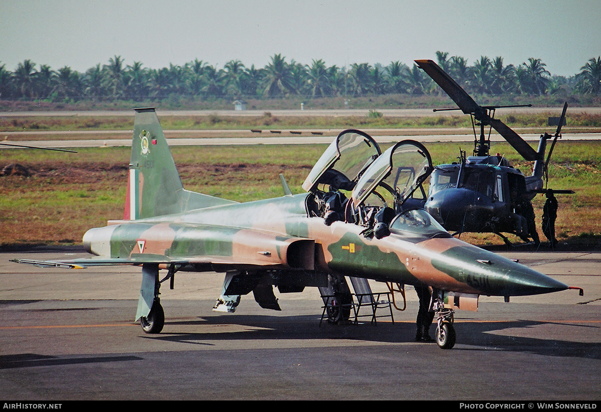 Aircraft Photo of 4501 | Northrop F-5F Tiger II | Mexico - Air Force | AirHistory.net #875152