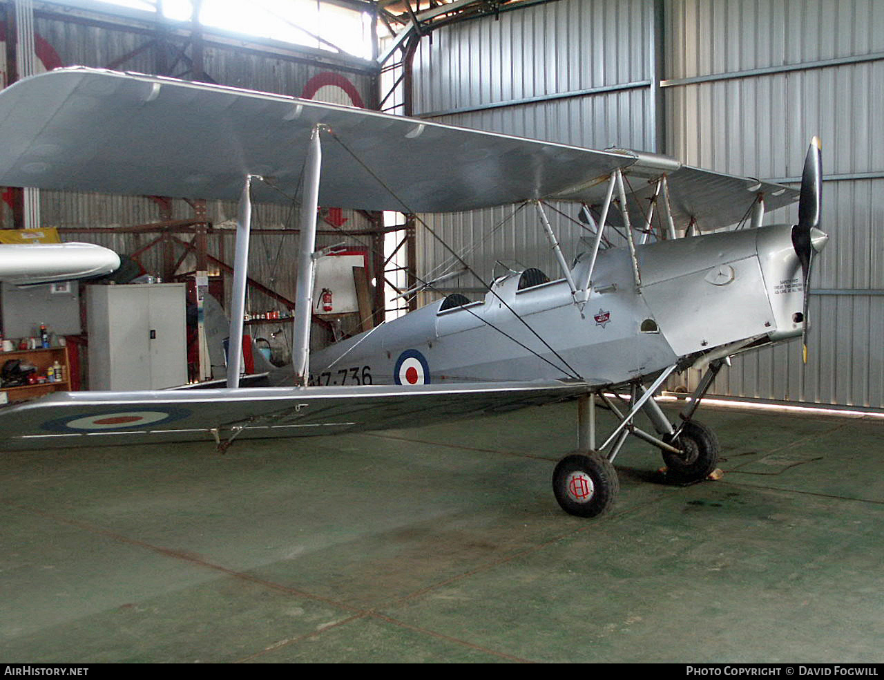 Aircraft Photo of VH-BEN / A17-736 | De Havilland D.H. 82A Tiger Moth | Australia - Air Force | AirHistory.net #875170