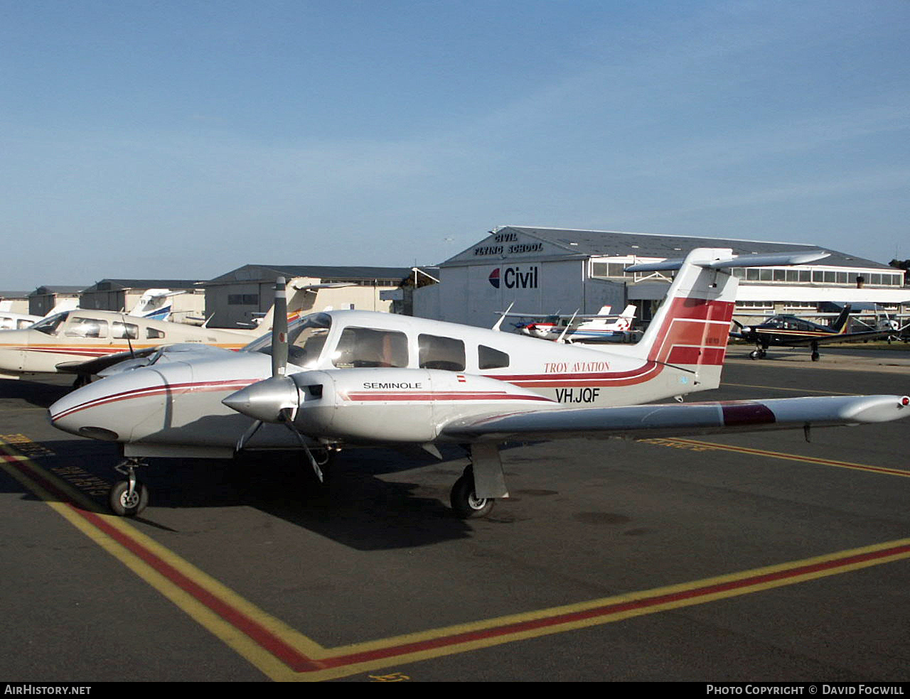 Aircraft Photo of VH-JQF | Piper PA-44-180 Seminole | Troy Aviation | AirHistory.net #875276