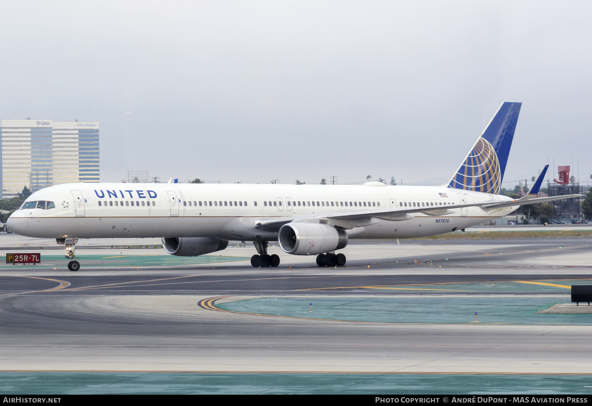 Aircraft Photo of N57870 | Boeing 757-33N | United Airlines | AirHistory.net #875314