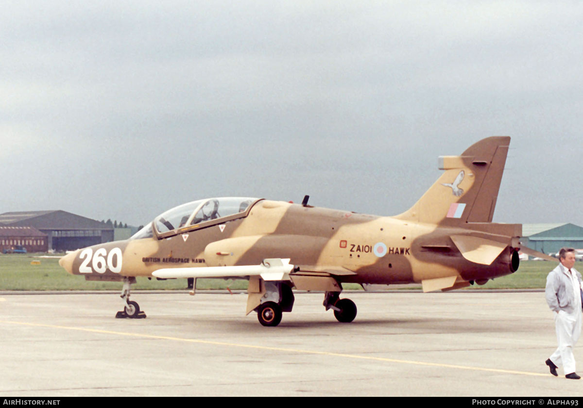 Aircraft Photo of ZA101 | Hawker Siddeley Hawk 100 | UK - Air Force | AirHistory.net #875329