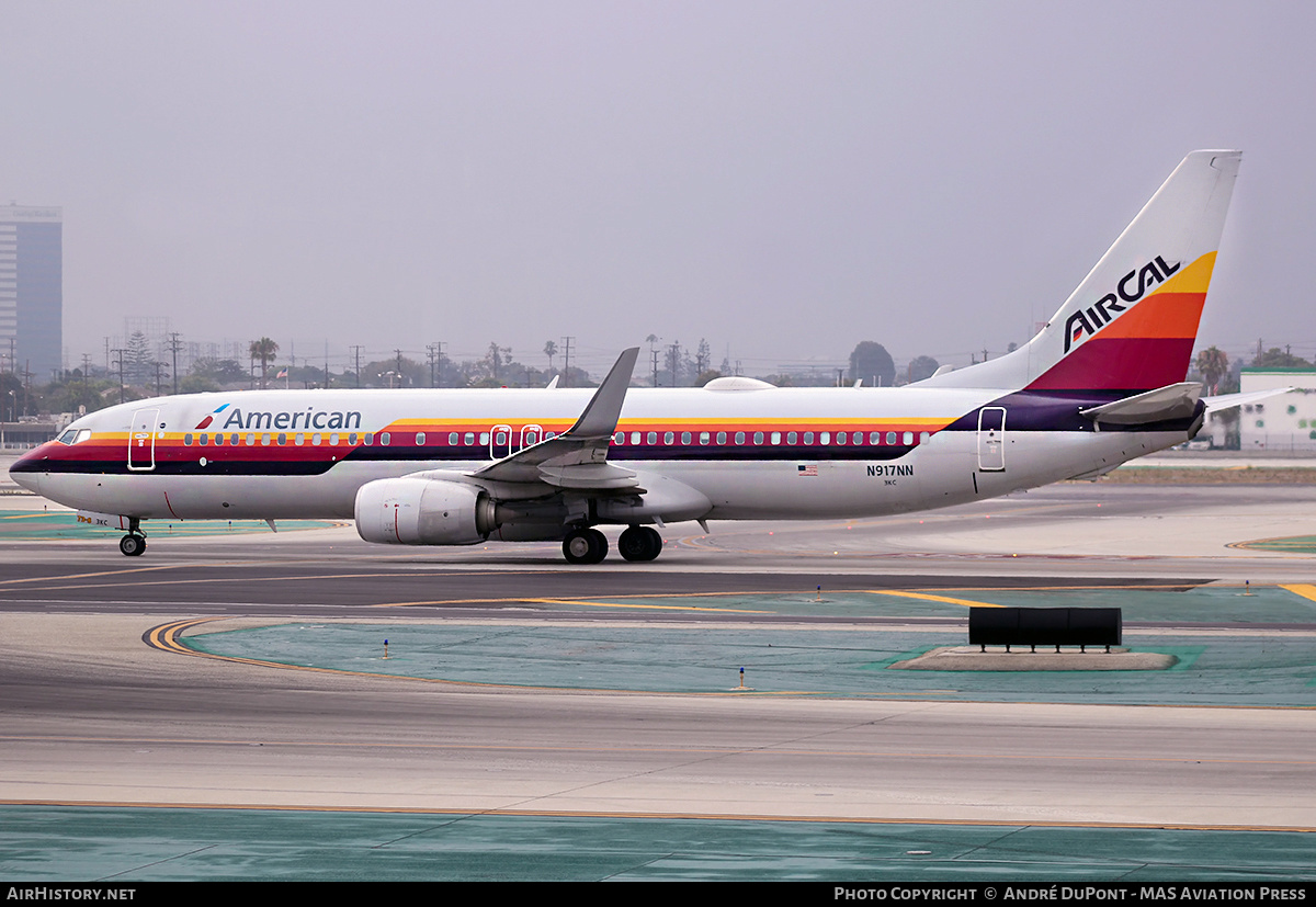 Aircraft Photo of N917NN | Boeing 737-823 | American Airlines | AirCal | AirHistory.net #875393