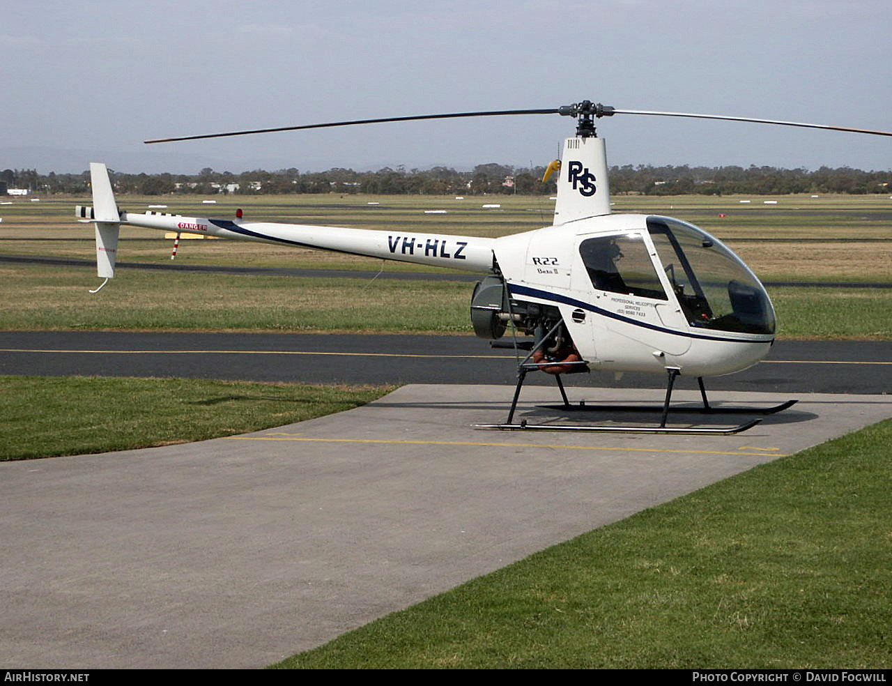 Aircraft Photo of VH-HLZ | Robinson R-22 Beta II | PHS - Professional Helicopter Services | AirHistory.net #875398