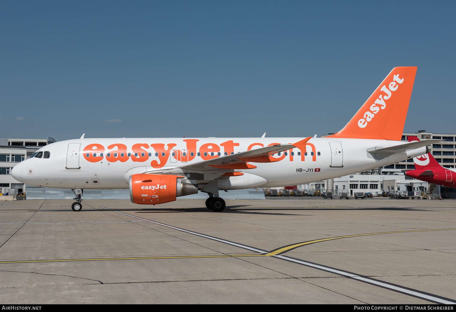 Aircraft Photo of HB-JYI | Airbus A319-111 | EasyJet | AirHistory.net #875405